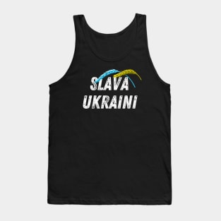 SLAVA UKRAINI GLORY TO UKRAINE PROTEST PUTIN PROTEST RUSSIAN INVASION Tank Top